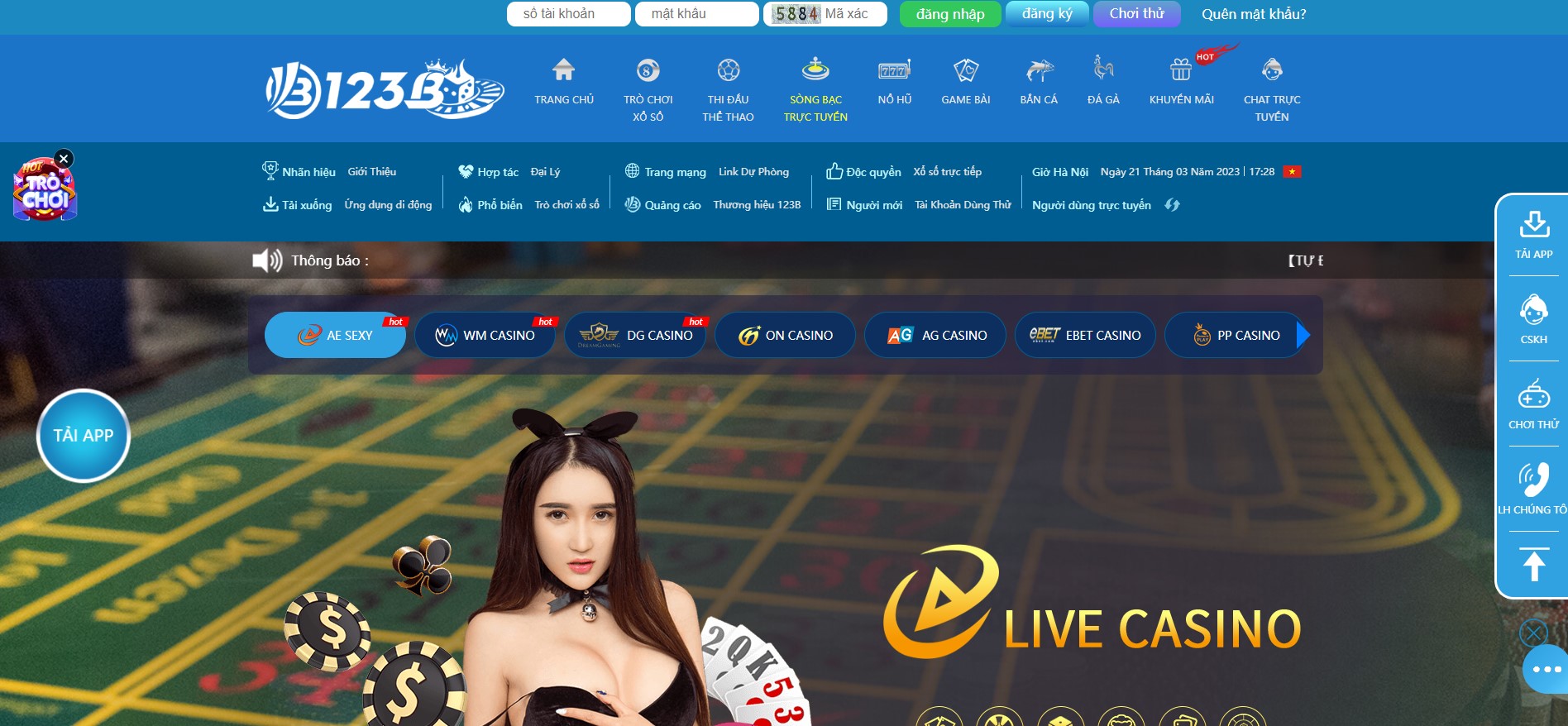 casino online 123B